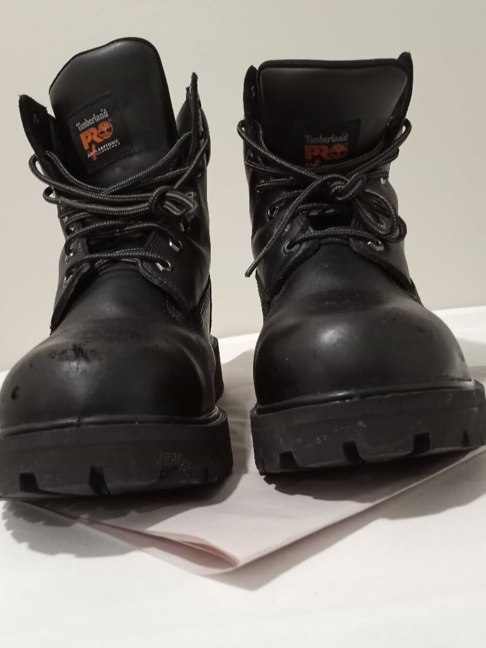 TMBERLAND PRO STEEL TOE OIL RESISTANT BLACK WORK BOOT MEN'S SIZE 13 M